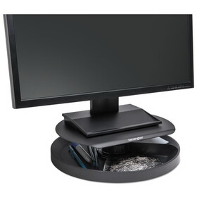 Kensington KMW52787 Spin2 Monitor Stand with SmartFit, 12.6" x 12.6" x 2.25" to 3.5", Black, Supports 40 lbs