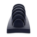 Kensington KMW62061 Insight Priority Puck Five-Slot Desktop Copyholder, Plastic, Dark Blue/gray