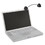 Kensington KMW62081 FlexClip Gooseneck Copyholder, Monitor/Laptop Mount, Plastic, Black, Price/EA