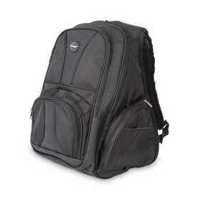 ACCO BRANDS KMW62238 Contour Laptop Backpack, Nylon, 15 3/4 X 9 X 19 1/2, Black
