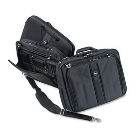 ACCO BRANDS KMW62340 Contour Pro 17" Laptop Carrying Case, Nylon, 17-1/2 X 8-1/2 X 13, Black
