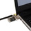 Kensington KMW64697 Clicksafe Combination Laptop Lock, 6ft Steel Cable, Black, Price/EA
