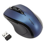 Kensington KMW72421 Pro Fit Mid-Size Wireless Mouse, 2.4 GHz Frequency/30 ft Wireless Range, Right Hand Use, Sapphire Blue