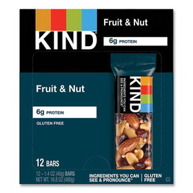 Kind KND17824 Fruit And Nut Bars, Fruit And Nut Delight, 1.4 Oz, 12/box