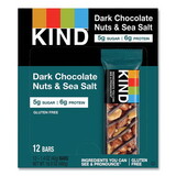 Kind KND17851 Nuts And Spices Bar, Dark Chocolate Nuts And Sea Salt, 1.4 Oz, 12/box