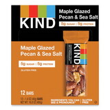 KIND KND17930 Nuts and Spices Bar, Maple Glazed Pecan and Sea Salt, 1.4 oz Bar, 12/Box