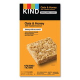 KIND KND18080 Healthy Grains Bar, Oats And Honey With Toasted Coconut, 1.2 Oz, 12/box