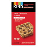 KIND KND18082 Healthy Grains Bar, Dark Chocolate Chunk, 1.2 Oz, 12/box