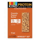 KIND KND26026 Protein Bars, Crunchy Peanut Butter, 1.76 oz, 12/Pack