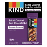 KIND KND26961 Nuts and Spices Bar, Salted Caramel and Dark Chocolate Nut, 1.4 oz, 12/Pack