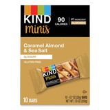 KIND KND27960 Minis, Caramel Almond Nuts/Sea Salt, 0.7 oz, 10/Pack