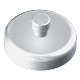Kantek AHM001 Mounting Magnets for Glove and Towel Dispensers, 1.5" Diameter, White/Silver, 4/Pack