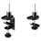 Kantek MA240 Articulating Multiple Monitor Arms for Four Monitors, Desk Mount, Price/EA