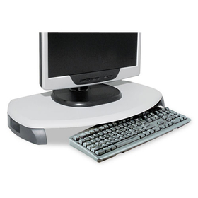 KANTEK INC. KTKMS280 Crt/lcd Stand With Keyboard Storage, 23 X 13 1/4 X 3, Gray