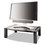 Kantek KTKMS500 Wide Deluxe Two-Level Monitor Stand, 20" x 13.25" x 3" to 6.5", Black, Supports 50 lbs, Price/EA