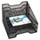 Kantek KTKMS520 Wide Deluxe Two-Level Monitor Stand with Drawer, 20" x 13.25" x 3" to 6.5", Black, Supports 50 lbs, Price/EA