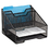 Kantek KTKMS520 Wide Deluxe Two-Level Monitor Stand with Drawer, 20" x 13.25" x 3" to 6.5", Black, Supports 50 lbs, Price/EA