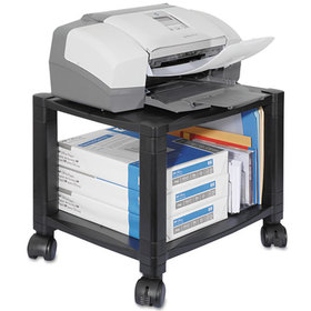 KANTEK INC. KTKPS510 Mobile Printer Stand, Two-Shelf, 17w X 13-1/4d X 14-1/8h, Black
