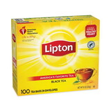Lipton LIP291 Tea Bags, Regular, 100/box