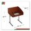 Linea Italia LITSC801CH Study Carrell Starter Unit, 2-Leg, 31.25 x 23.5 x 45.25, Cherry, Price/EA