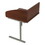 Linea Italia LITSC802CH Study Carrell Add On, 1-Leg, 31.25 x 23.25 x 45.25, Cherry, Price/EA