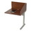 Linea Italia LITSC802CH Study Carrell Add On, 1-Leg, 31.25 x 23.25 x 45.25, Cherry, Price/EA