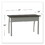 Linea Italia LITTR733MOC Trento Line Rectangular Desk, 47.25" x 23.63" x 29.5", Mocha/Gray, Price/EA