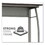 Linea Italia LITTR733MOC Trento Line Rectangular Desk, 47.25" x 23.63" x 29.5", Mocha/Gray, Price/EA