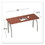 Linea Italia LITTR742CH Trento Line Rectangular Desk, 59.13" x 23.63" x 29.5", Cherry, Price/EA
