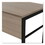 Linea Italia LITUR601NW Urban Series Desk Workstation, 59" x 23.75" x 29.5", Natural Walnut, Price/EA