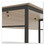 Linea Italia LITUR601NW Urban Series Desk Workstation, 59" x 23.75" x 29.5", Natural Walnut, Price/EA