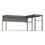 Linea Italia LITUR602ASH Urban Series L- Shaped Desk, 59" x 59" x 29.5", Ash, Price/EA