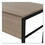 Linea Italia LITUR602NW Urban Series L- Shaped Desk, 59" x 59" x 29.5", Natural Walnut, Price/EA