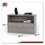 Linea Italia LITUR604ASH Urban 36" Credenza, Bottom Pedestal, 35.25w x 15.25d x 23.75h, Ash, Price/EA