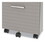 Linea Italia LITUR610ASH Urban Mobile File Pedestal, Left or Right, 2-Drawers: Box/File, Legal/A4, Ash, 16" x 15.25" x 23.75", Price/EA