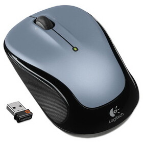 Logitech LOG910002332 M325 Wireless Mouse, 2.4 GHz Frequency/30 ft Wireless Range, Left/Right Hand Use, Silver