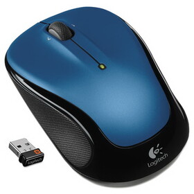 Logitech LOG910002650 M325 Wireless Mouse, 2.4 GHz Frequency/30 ft Wireless Range, Left/Right Hand Use, Blue