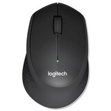 Logitech 910-004905 M330 Silent Plus Mouse, Wireless, Black