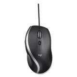 Logitech LOG910005783 Advanced Corded Mouse M500s, USB, Right Hand Use, Black