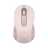 Logitech LOG910006251 Signature M650 Wireless Mouse, Medium, 2.4 GHz Frequency, 33 ft Wireless Range, Right Hand Use, Rose
