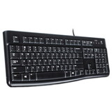 Logitech LOG920002478 K120 Ergonomic Desktop Wired Keyboard, Usb, Black