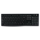 Logitech LOG920003051 K270 Wireless Keyboard, Usb Unifying Receiver, Black