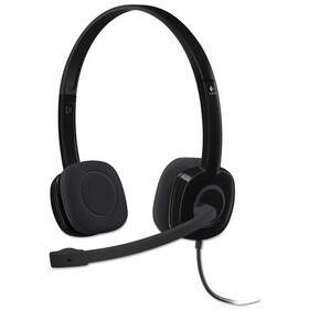 Logitech LOG981000587 H151 Binaural Over The Head Headset, Black