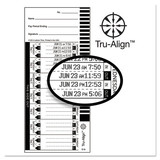 Lathem Time LTH16100 Time Clock Cards for Lathem Time 1600E, One Side, 4 x 9, 100/Pack