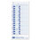 LATHEM TIME CORPORATION LTHE100 Time Card For Lathem Models 900e/1000e/1500e/5000e, White, 100/pack, Price/PK