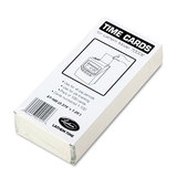 LATHEM TIME CORPORATION LTHE7100 Time Card For Lathem Model 7000e, Numbered 1-100, Two-Sided, 100/pack