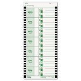 Lathem Time LTHE8100 Time Clock Cards for Lathem Time 800P, One Side, 4 x 9, 100/Pack