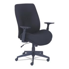 La-Z-Boy LZB48825 Baldwyn Series Mid Back Task Chair, Supports Up to 275 lb, 19" to 22" Seat Height, Black