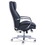 La-Z-Boy LZB48957 Commercial 2000 High-Back Executive Chair, Dynamic Lumbar Support, Supports 300lb, 20" to 23" Seat Height, Black, Silver Base, Price/EA