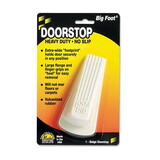 Master Caster MAS00900 Big Foot Doorstop, No Slip Rubber Wedge, 2 1/4w X 4 3/4d X 1 1/4h, Beige